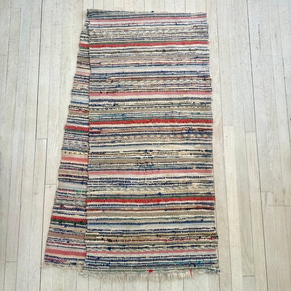 Swedish Rag Rug #10 - Larger Cross