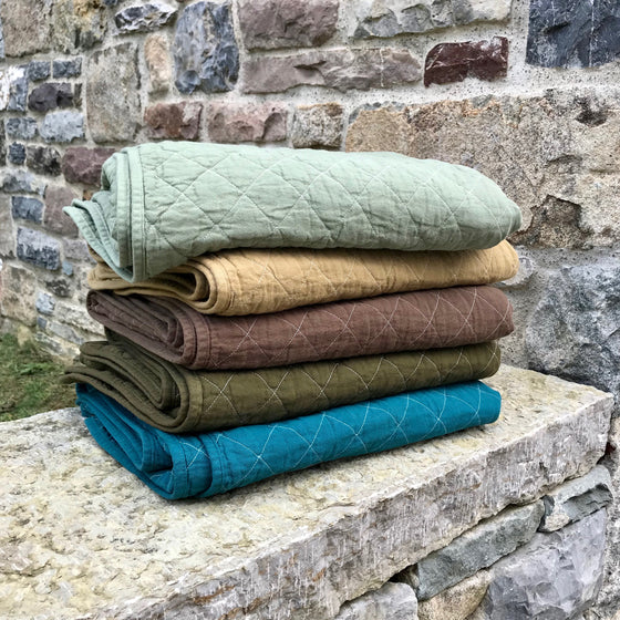 Quilted Canvas Throws