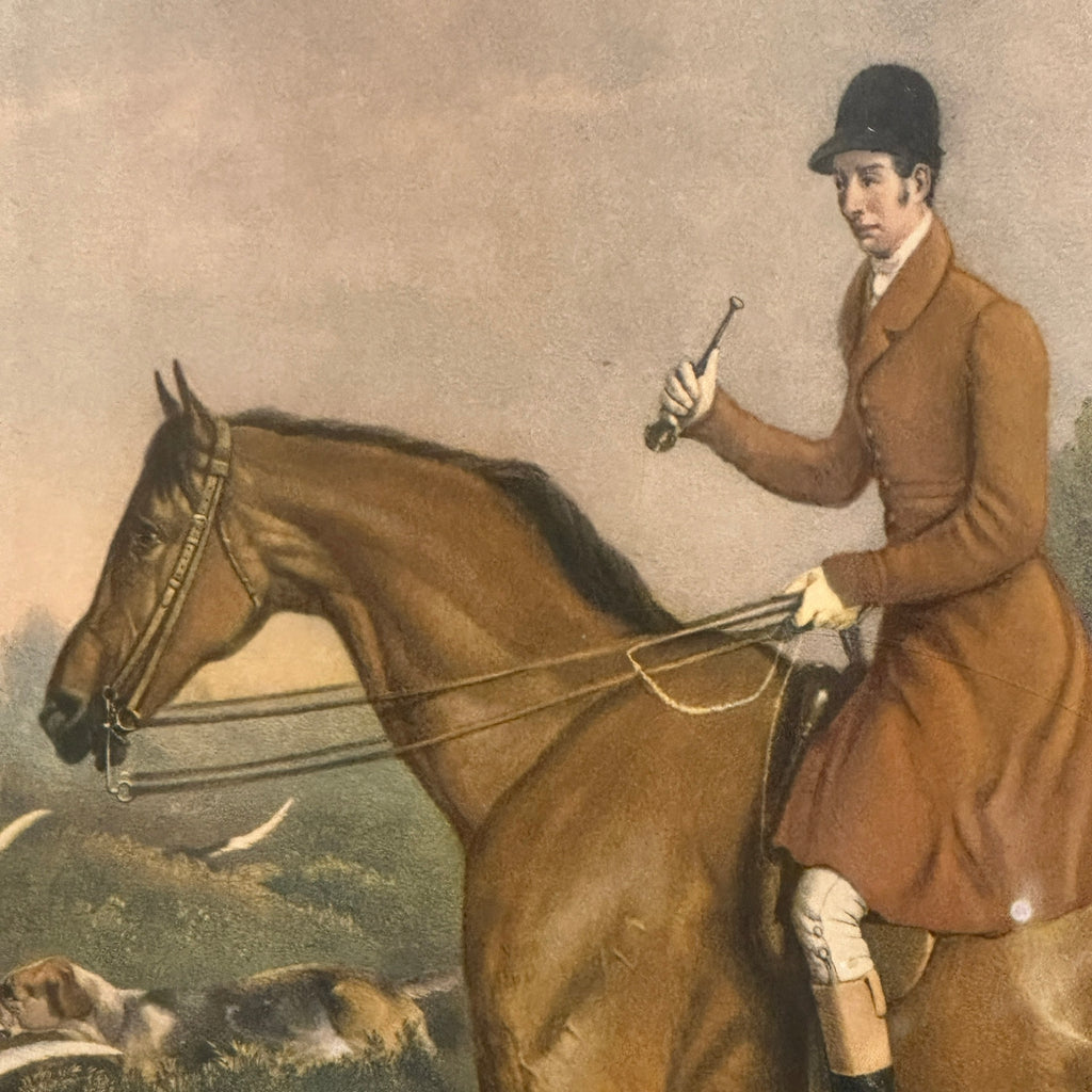 Hunt Scene Lithograph