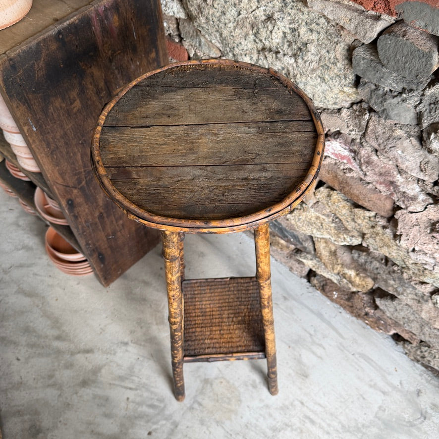 Antique Bamboo Fern Stand