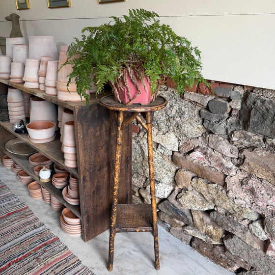 Antique Bamboo Fern Stand