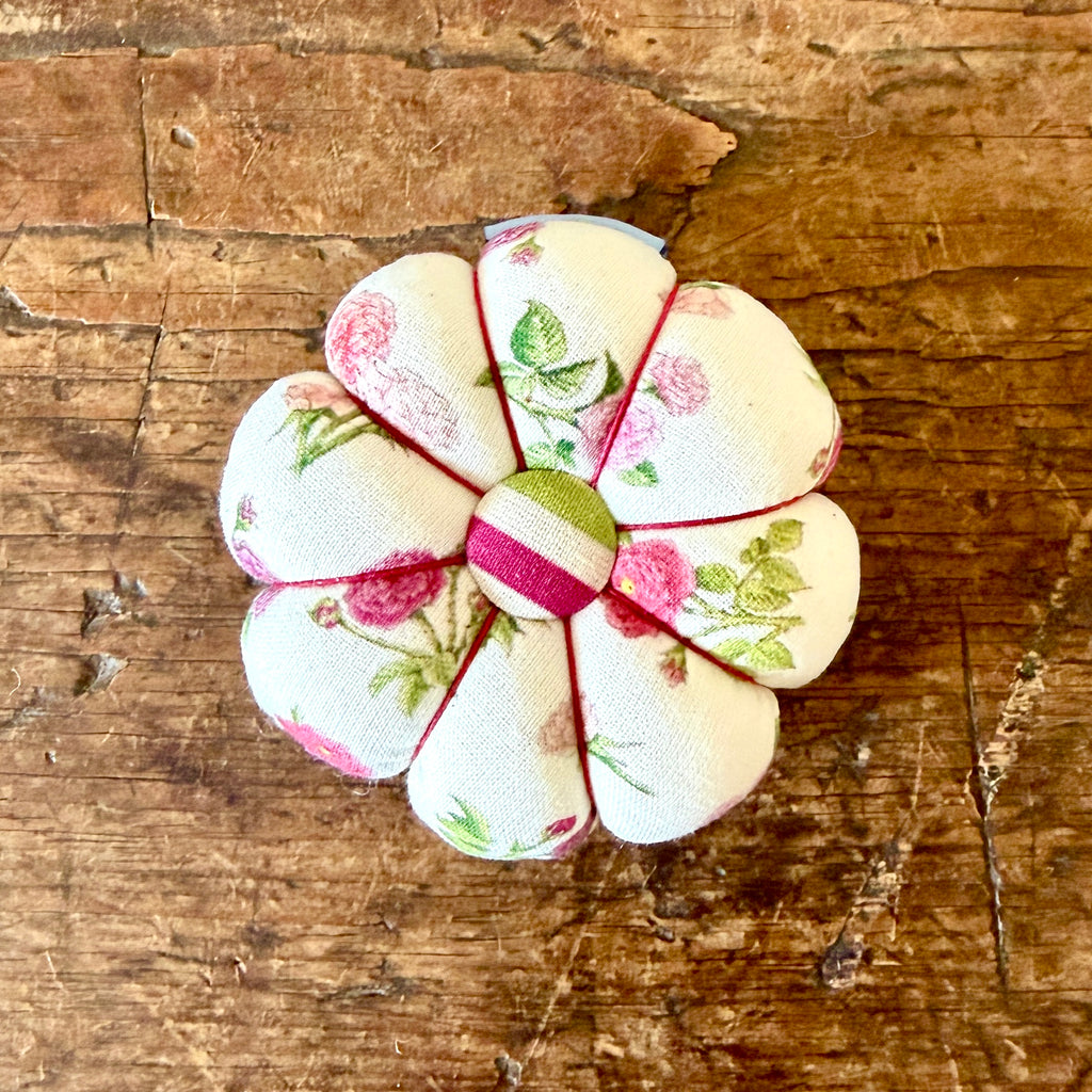 Josephine's Roses Fabric Pin Cushion