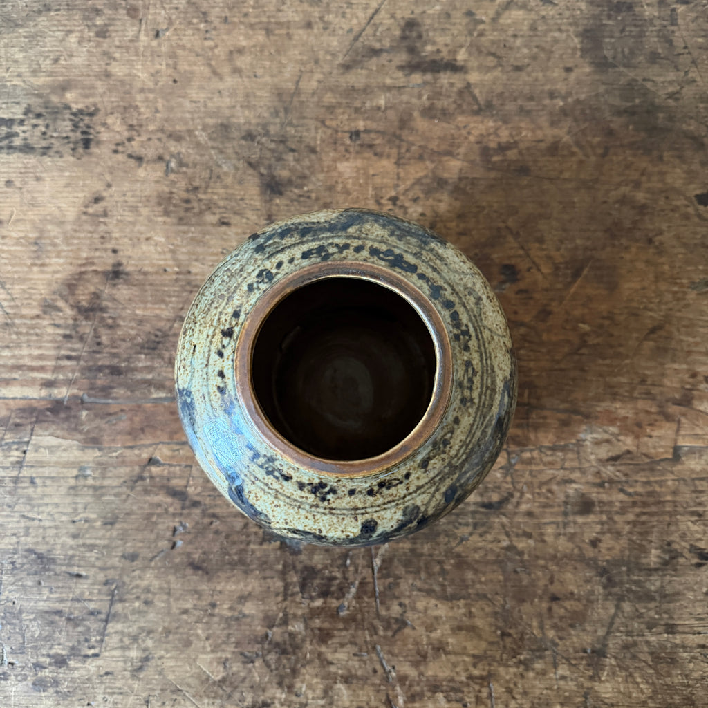 Rustic Dragon Small Chinese Vase