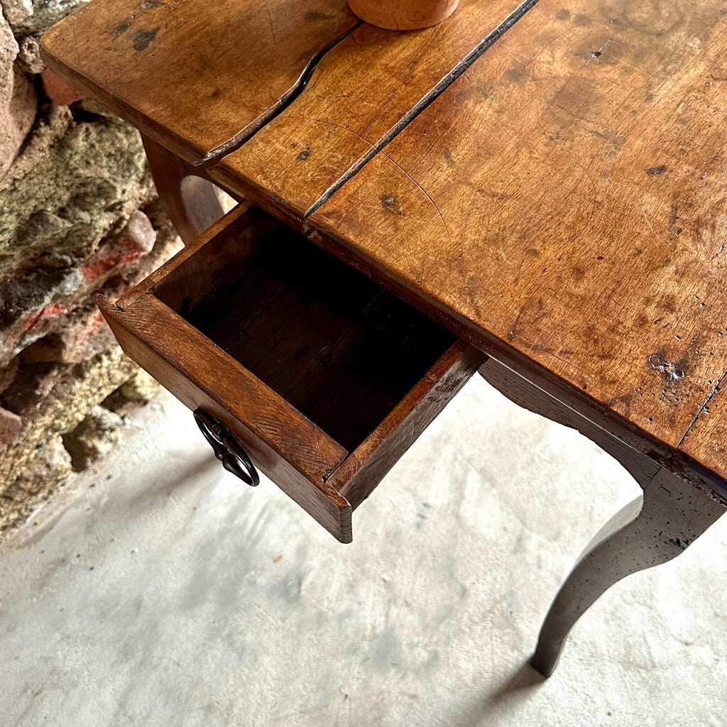 18th C French Fruitwood Small Farmhouse Table