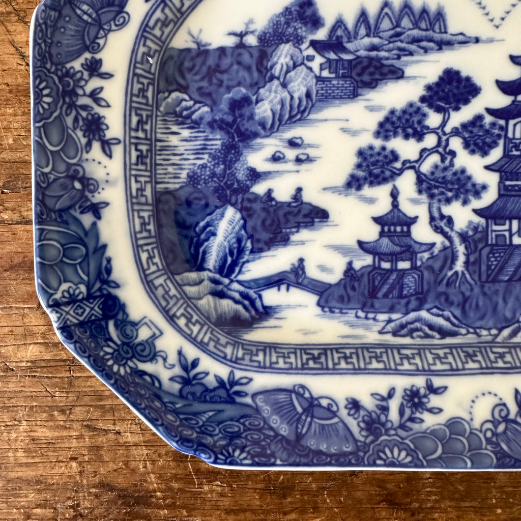 Blue Canton Cookie Plate