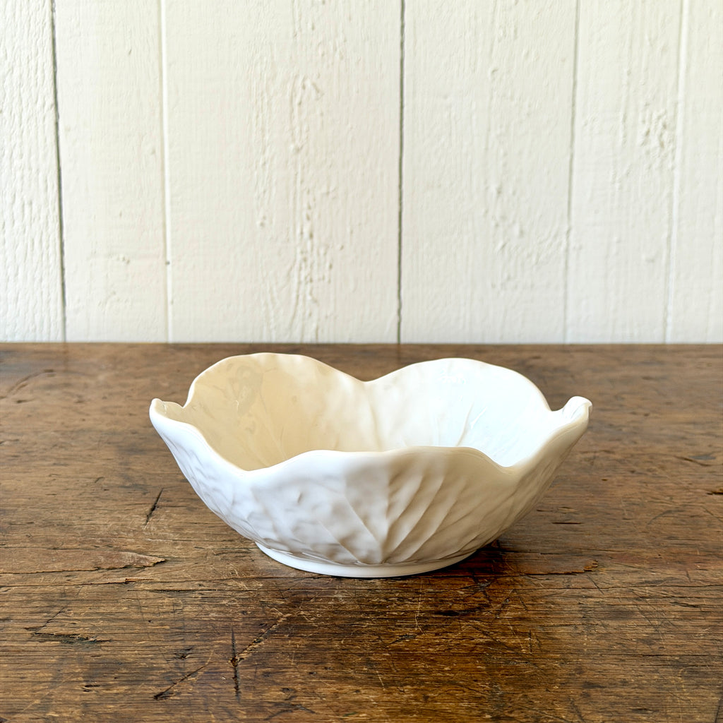 Cream Cabbage Cereal Bowl