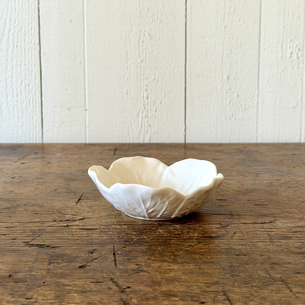 Cream  Cabbage Mini Bowl