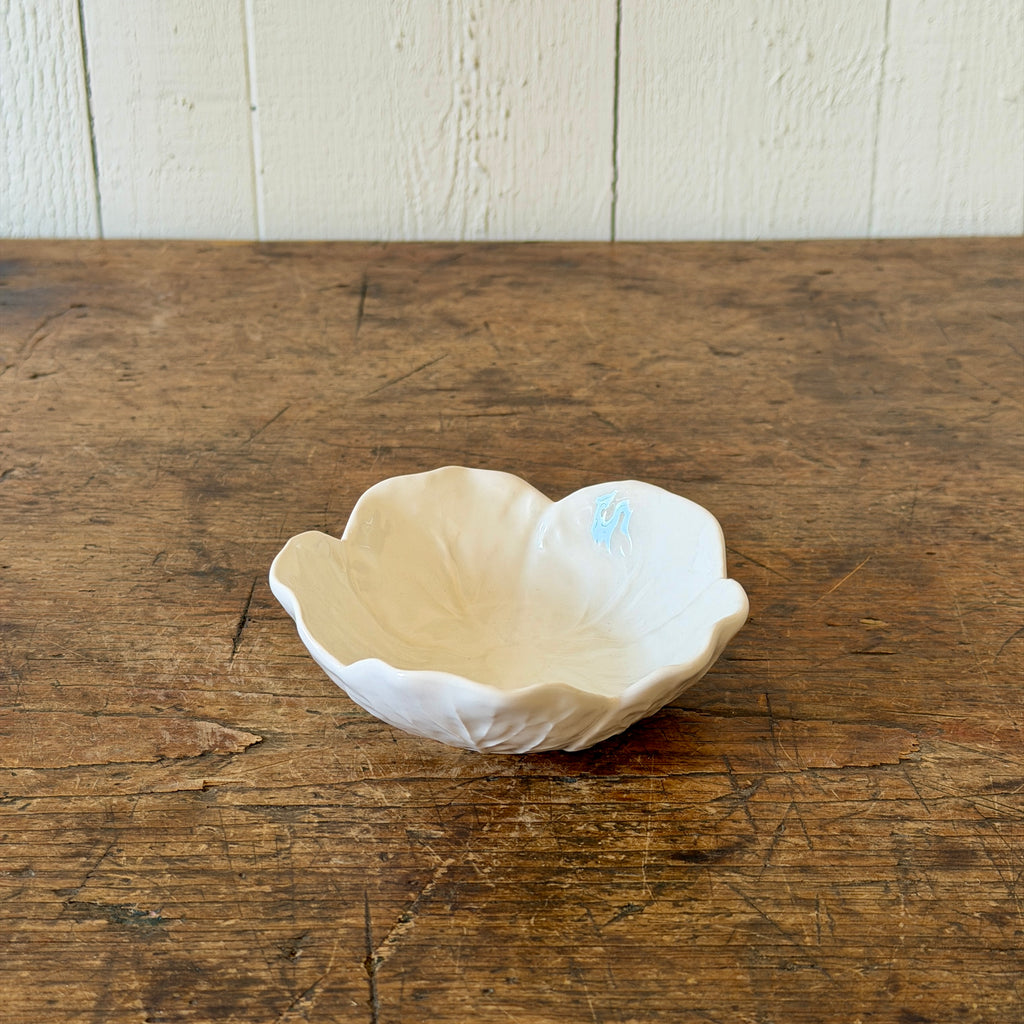 Cream  Cabbage Mini Bowl