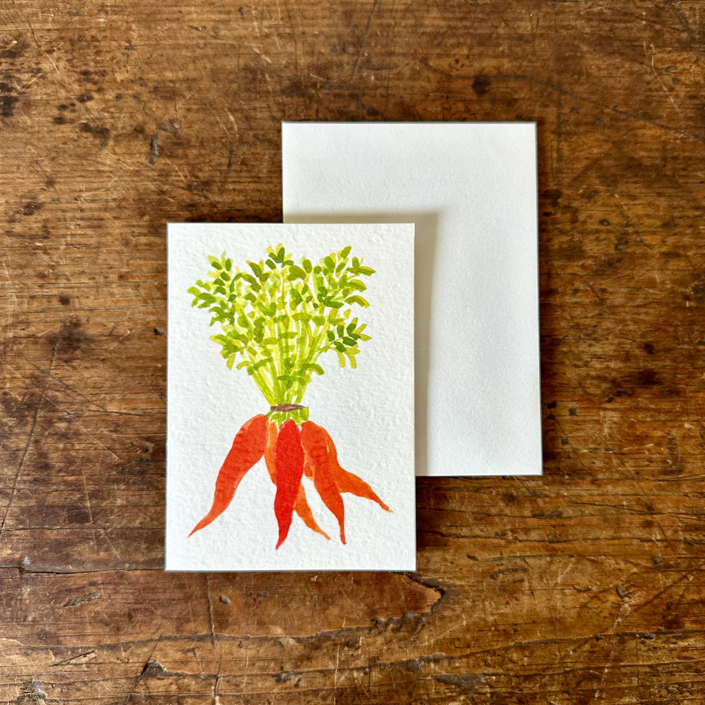 Carrots Note Card