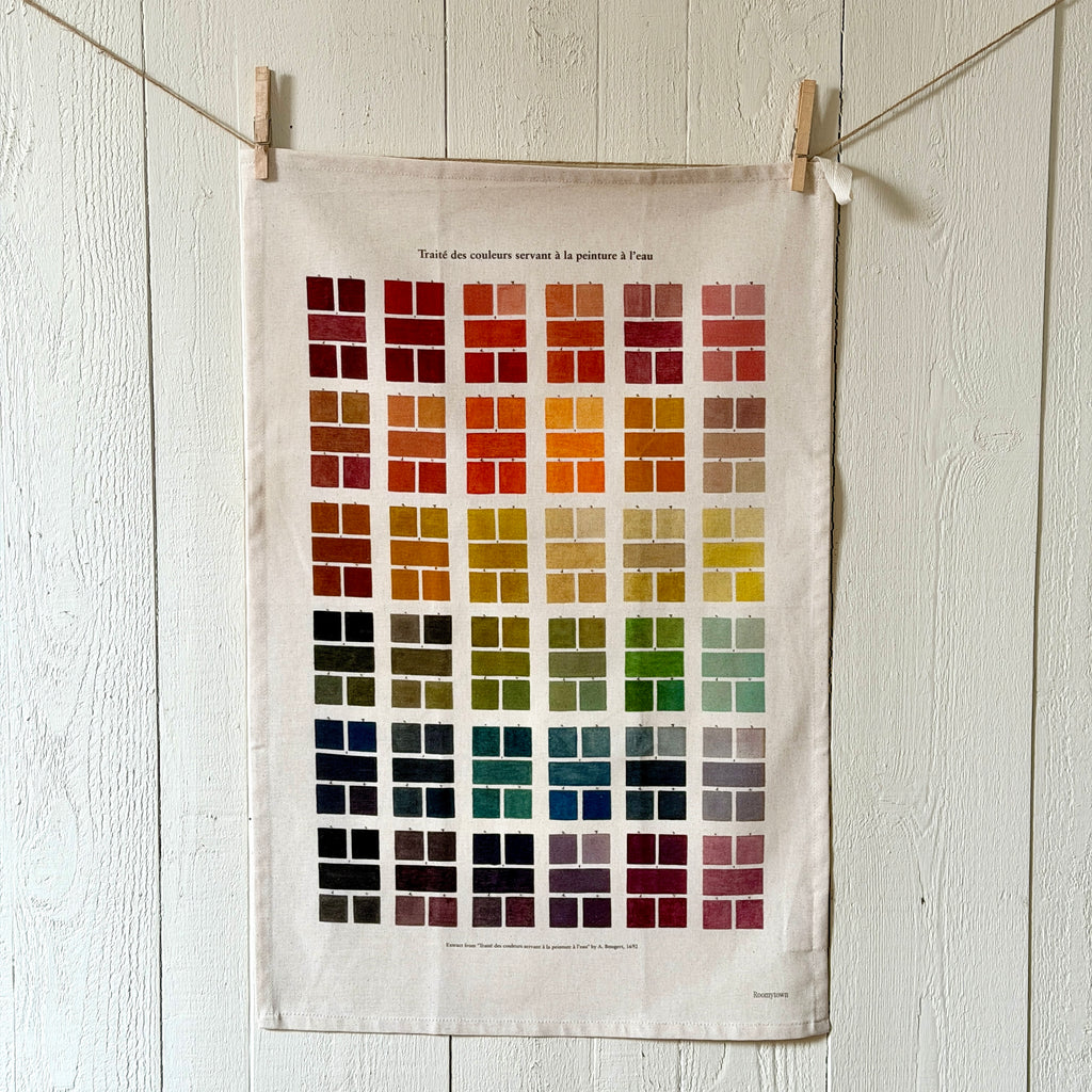 Watercolor Swatches Kitchen Towel