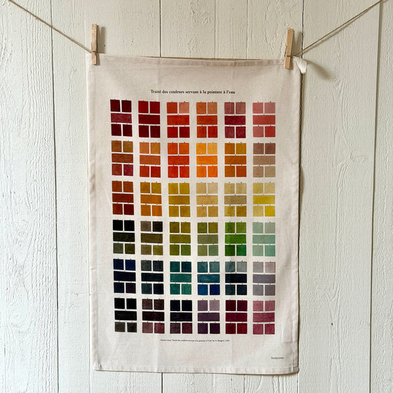 Watercolor Swatches Kitchen Towel