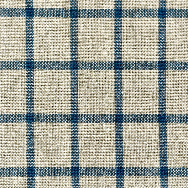 Blue Windowpane Tablecloth - Larger Cross