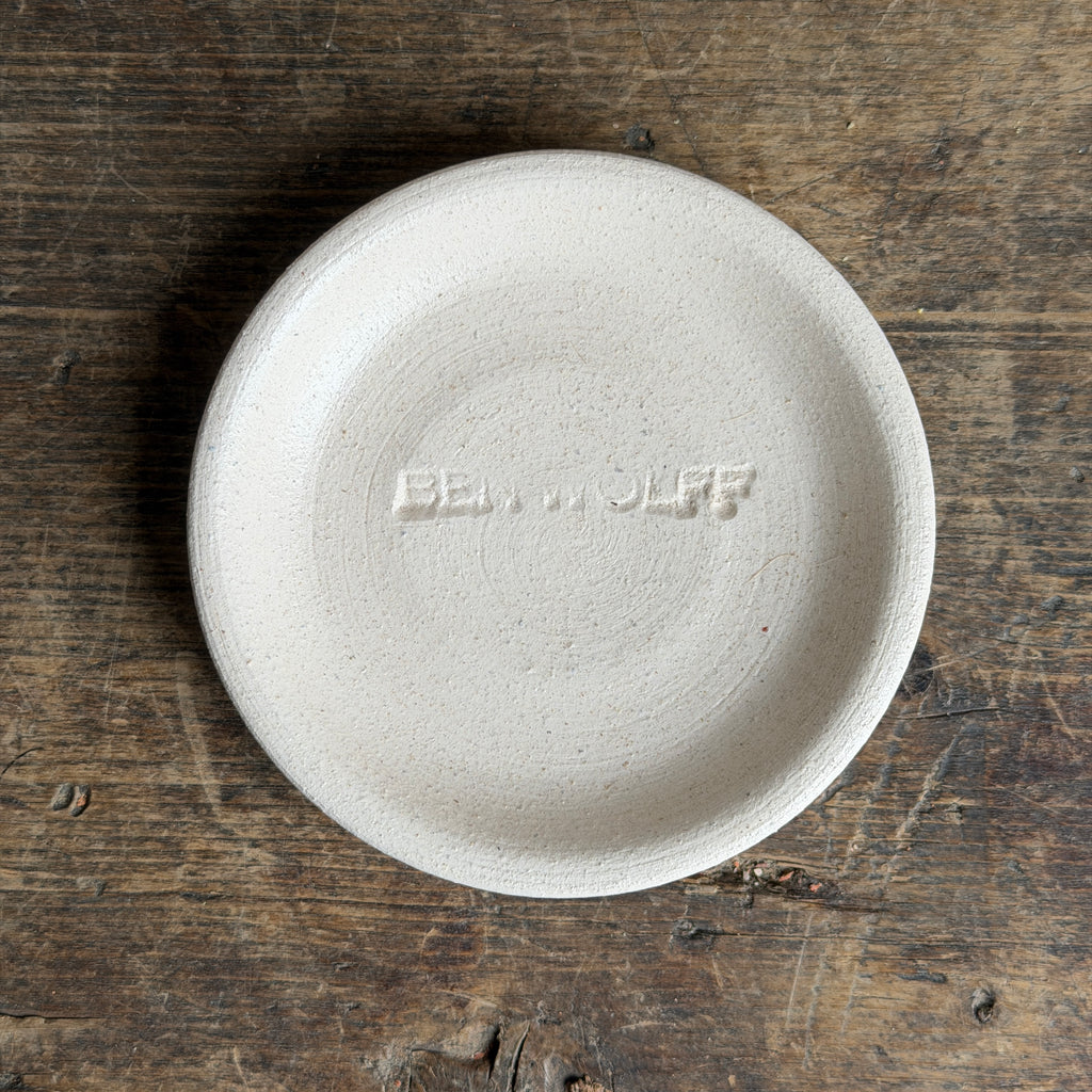 Orchid White Pots + Saucers by Ben Wolff