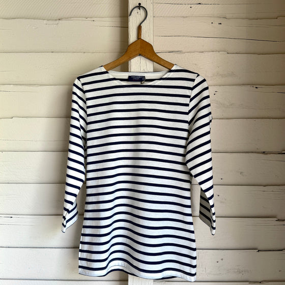 Saint James Galathee II Breton Shirt - Ecru / Navy