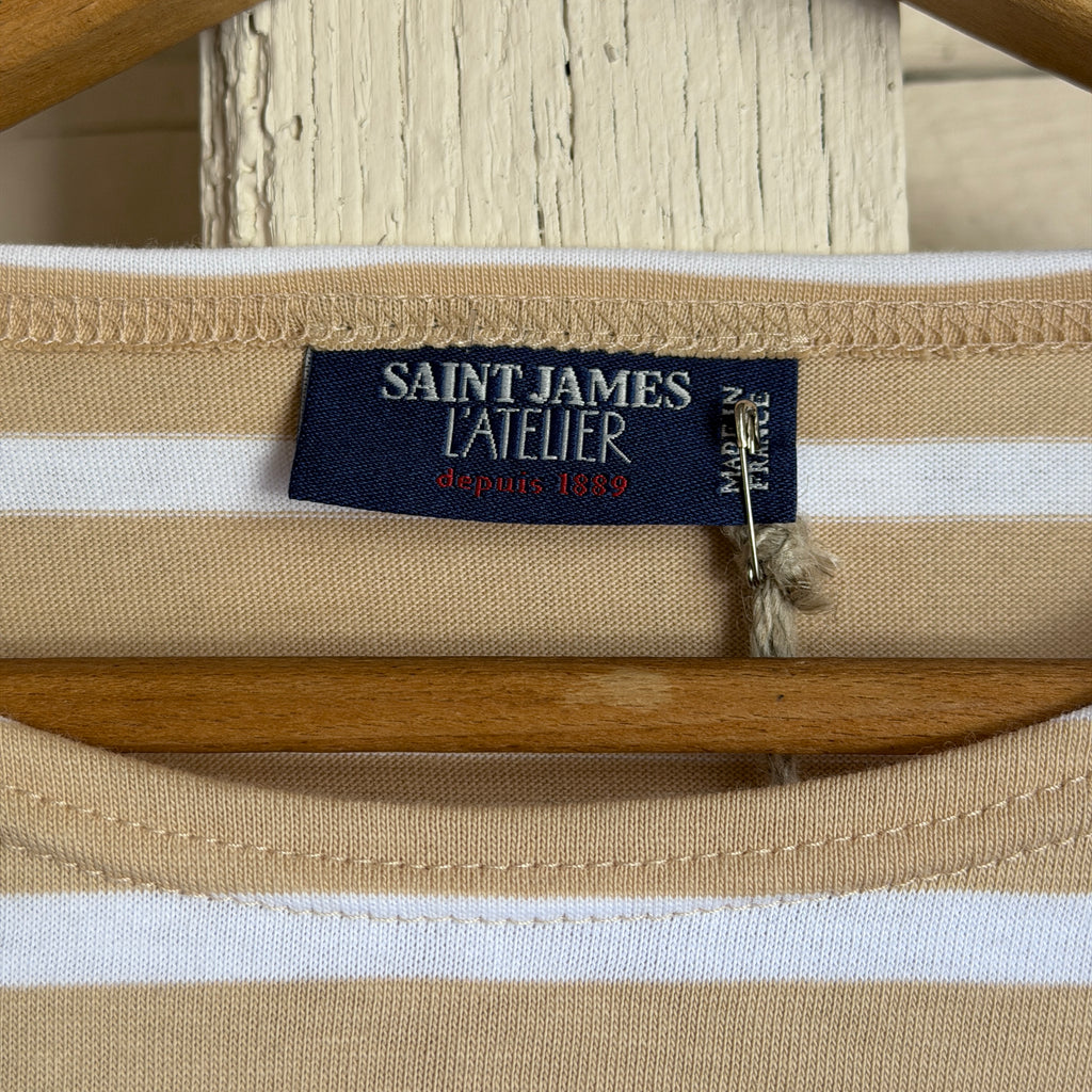 Saint James Galathee II Breton Shirt - Natural / White