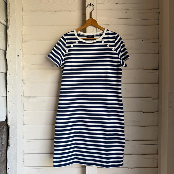 Hauteville Striped Cotton Dress