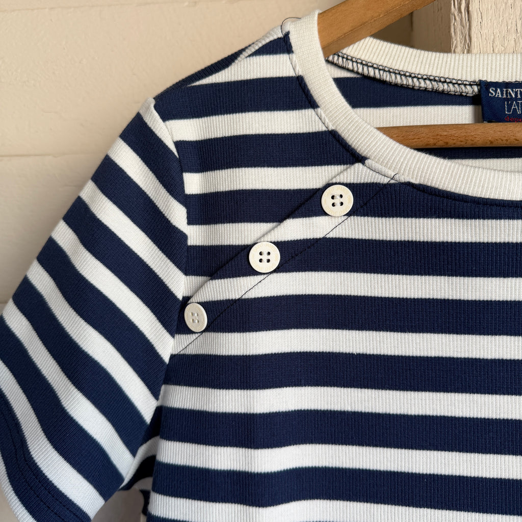 Hauteville Striped Cotton Dress