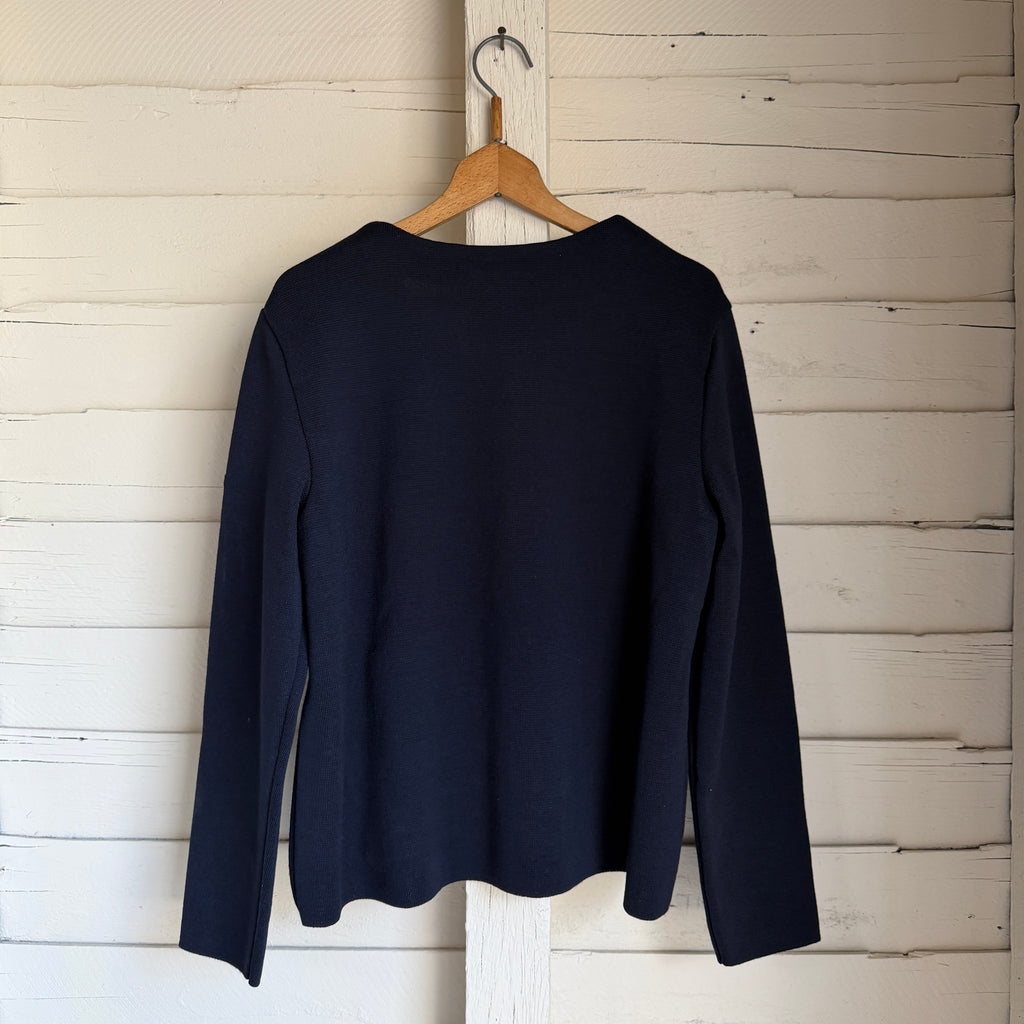 Ponte Knit Wool Jacket