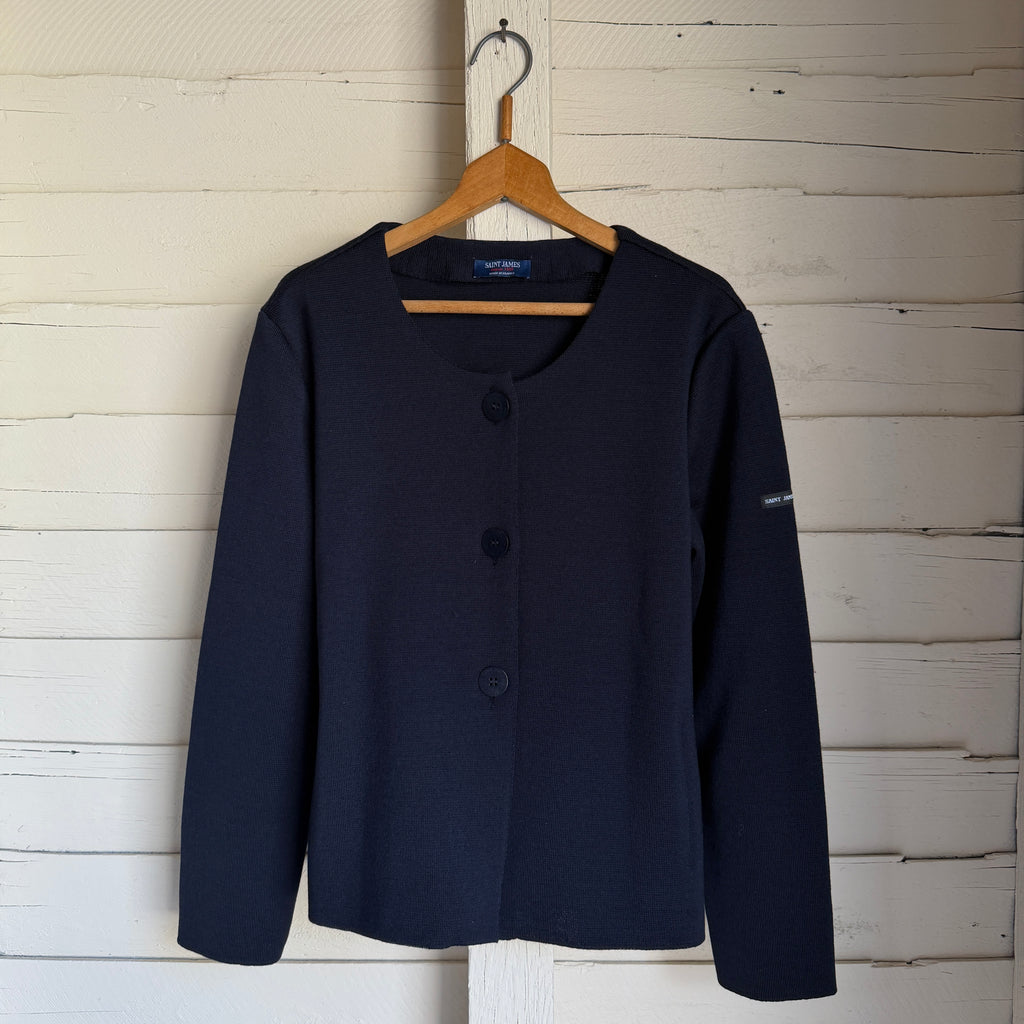 Ponte Knit Wool Jacket