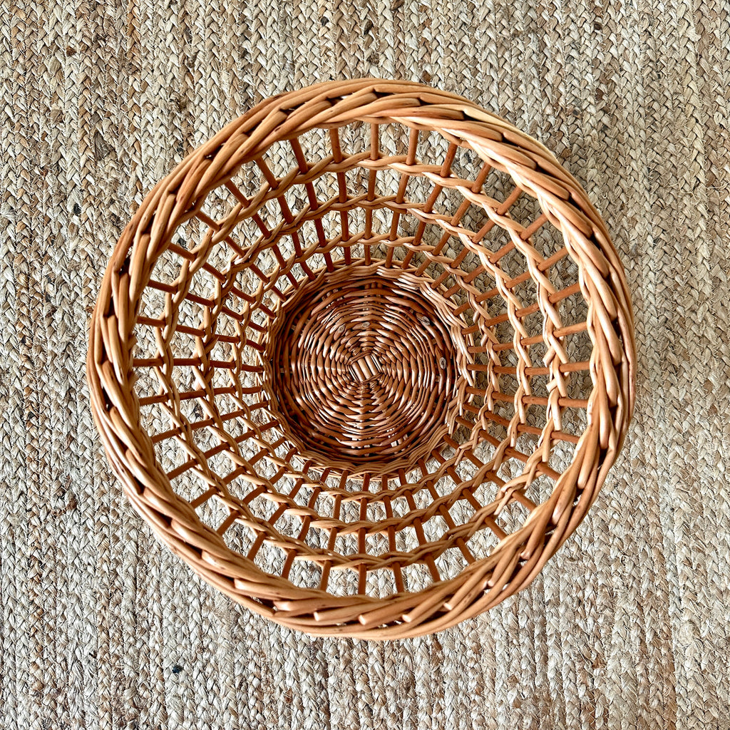 Scottish Fitched Willow Waste Basket