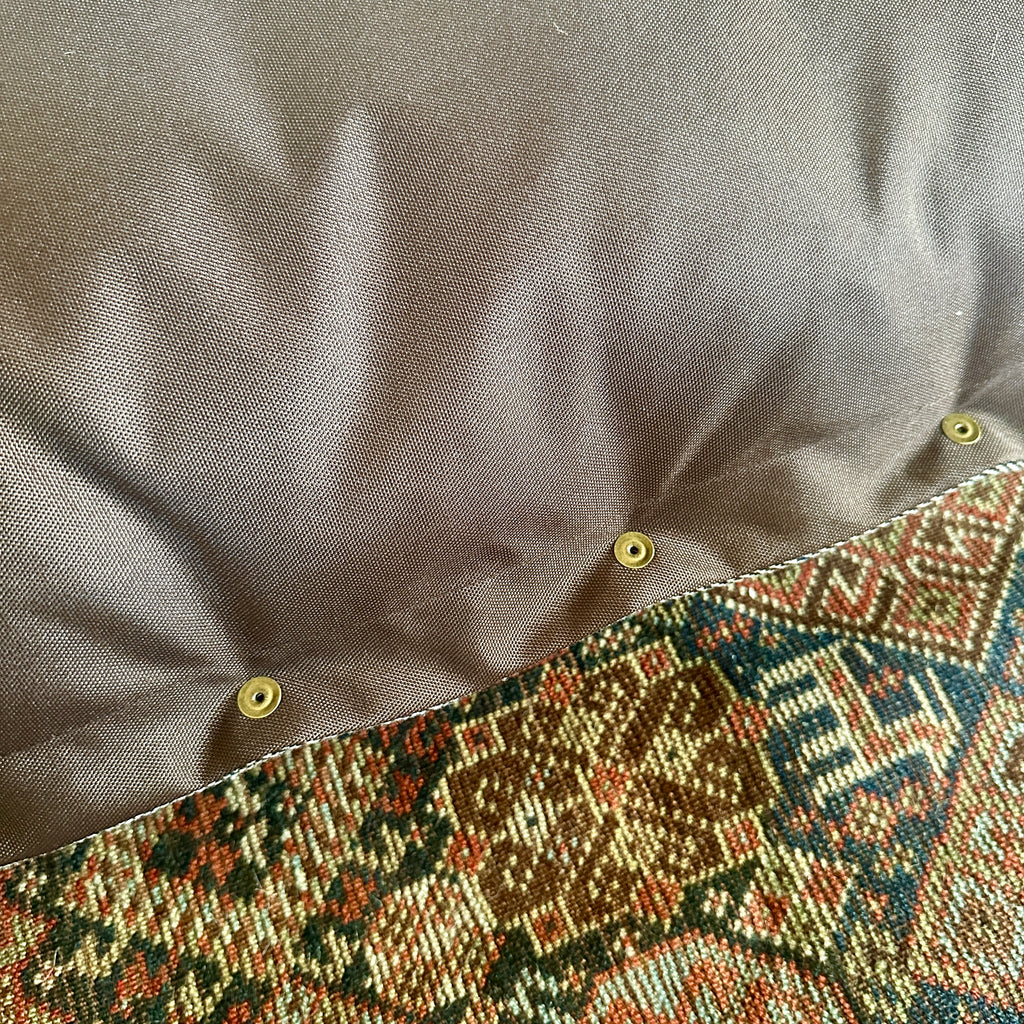 Beige Flat Traditional Tweed Cushion