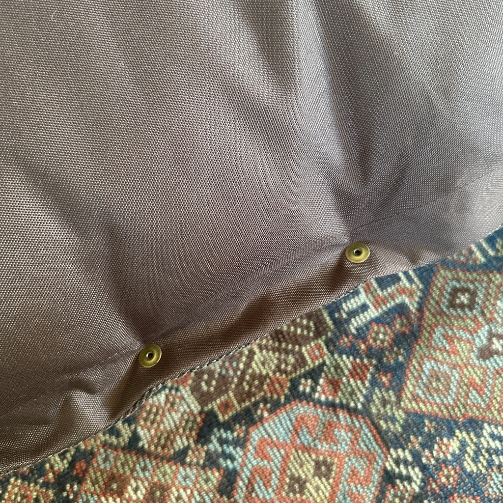 Brown Flat Traditional Tweed Cushion