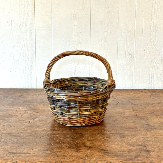 French Willow Egg Basket