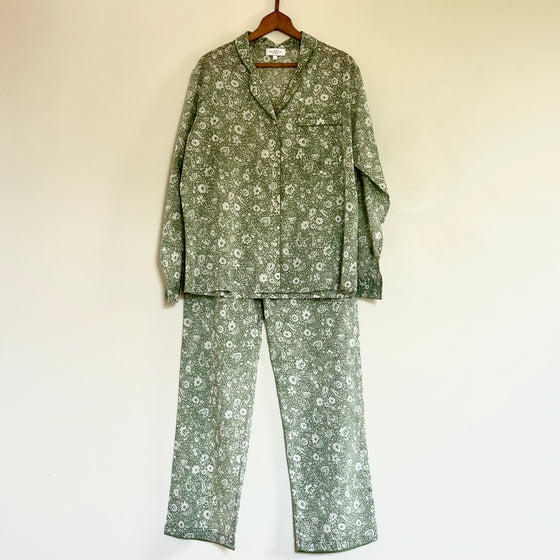 Green Floral Pajama
