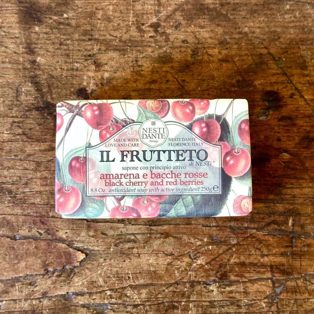 Black Cherry & Red Berries Handcrafted Italian Soap