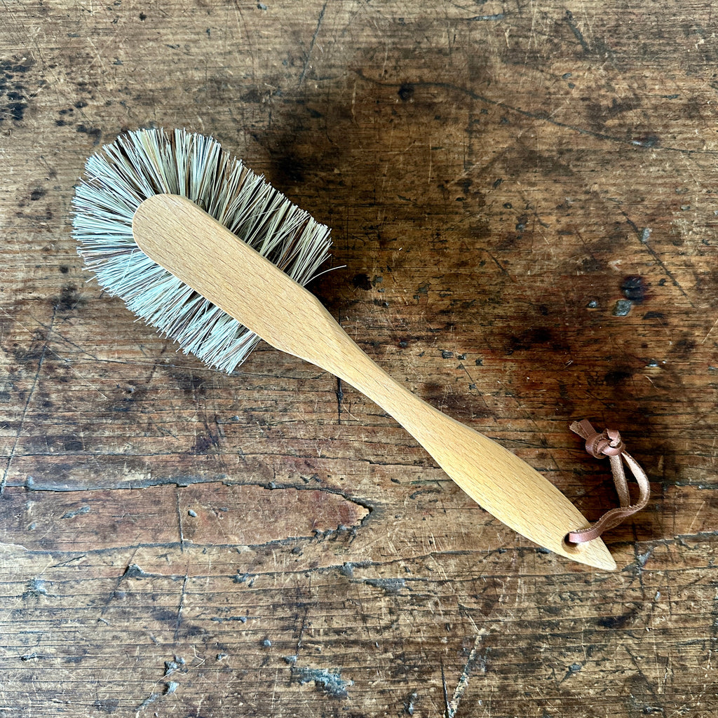 Handled Dish Brush with Stiff Bristles