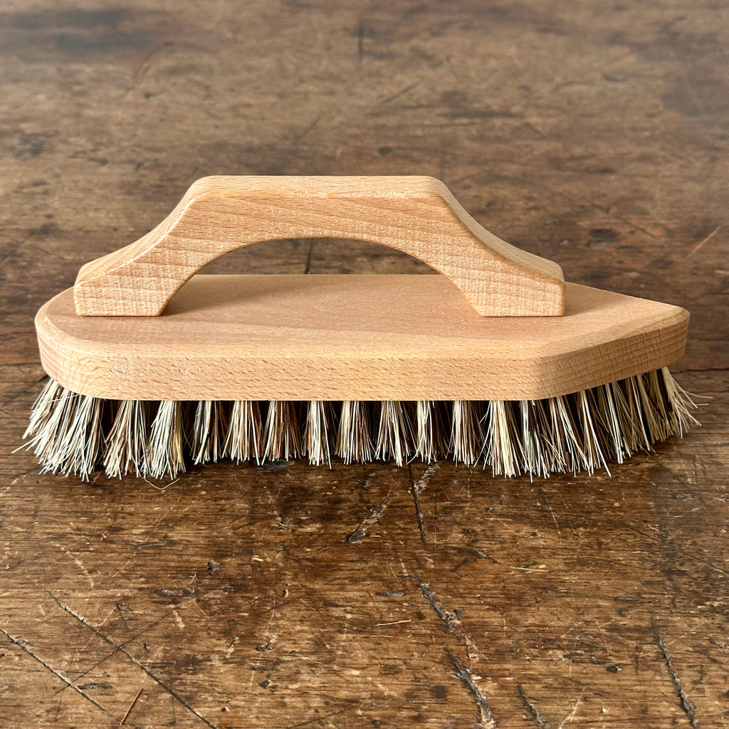 Scrub Brush with Bow-Shaped Handle