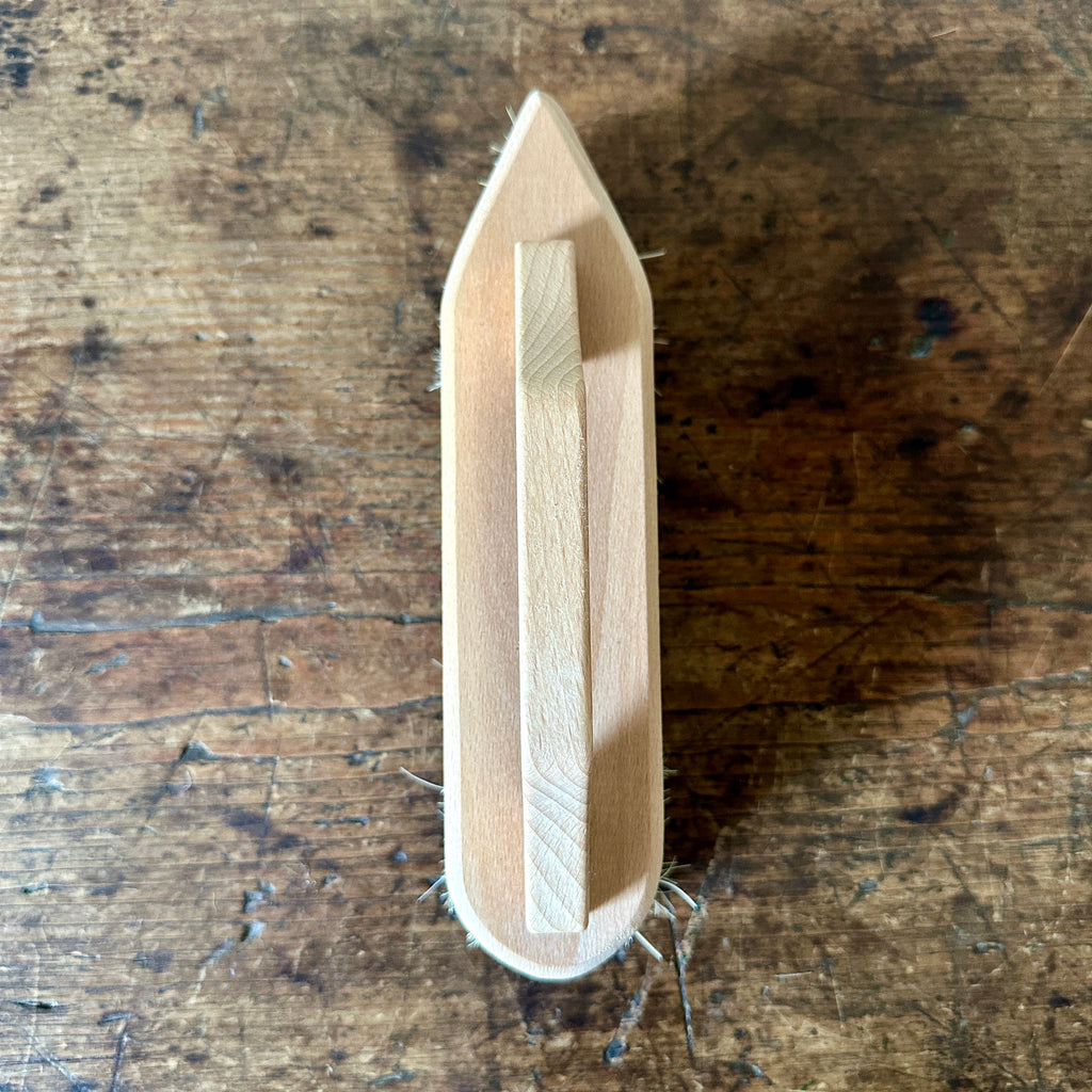 Scrub Brush with Bow-Shaped Handle