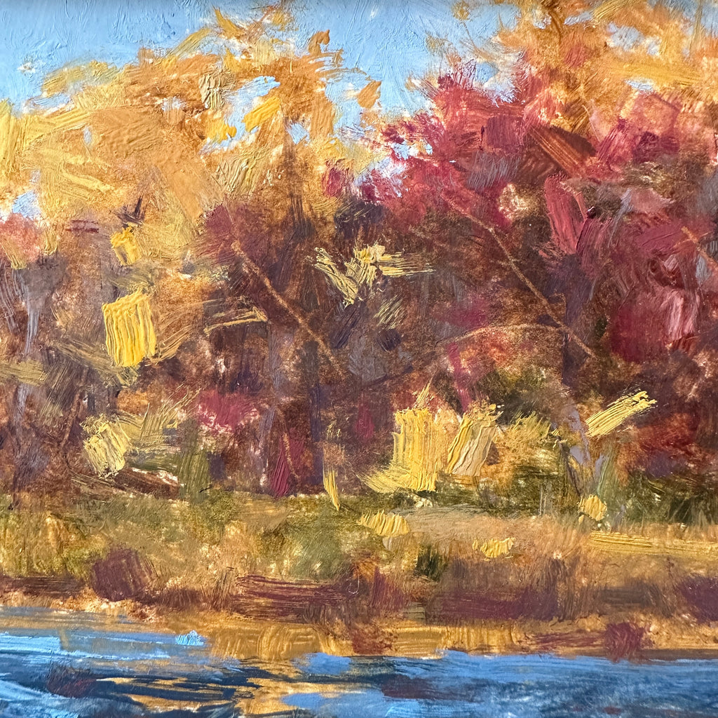 Pond in the October Breeze by Jared Clackner