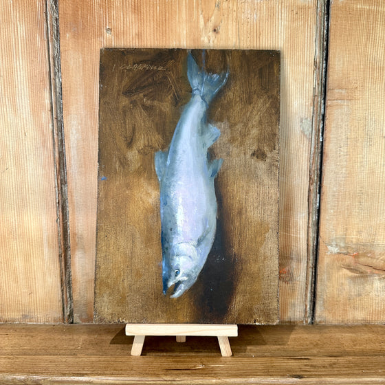 Hanging Salmon by Jared Clackner