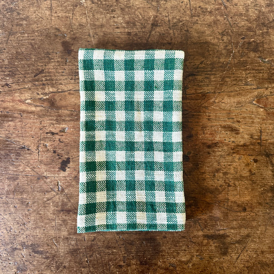 Everyday Green Check Kitchen Towel