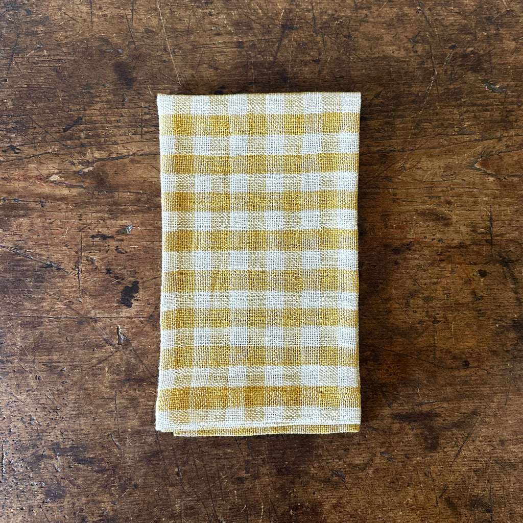 Everyday Gold Check Kitchen Towel
