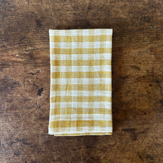 Everyday Gold Check Kitchen Towel