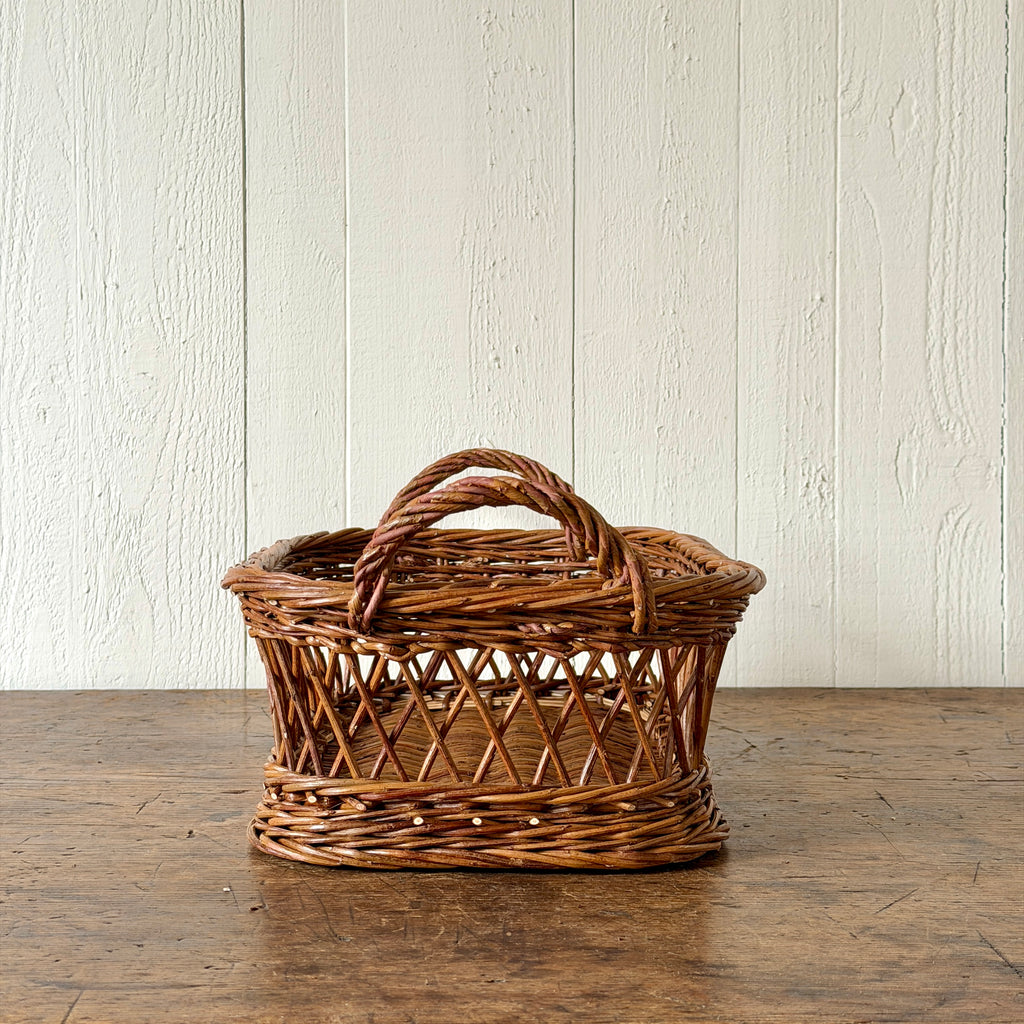Hunting Lodge Brown Wicker Tray - Small