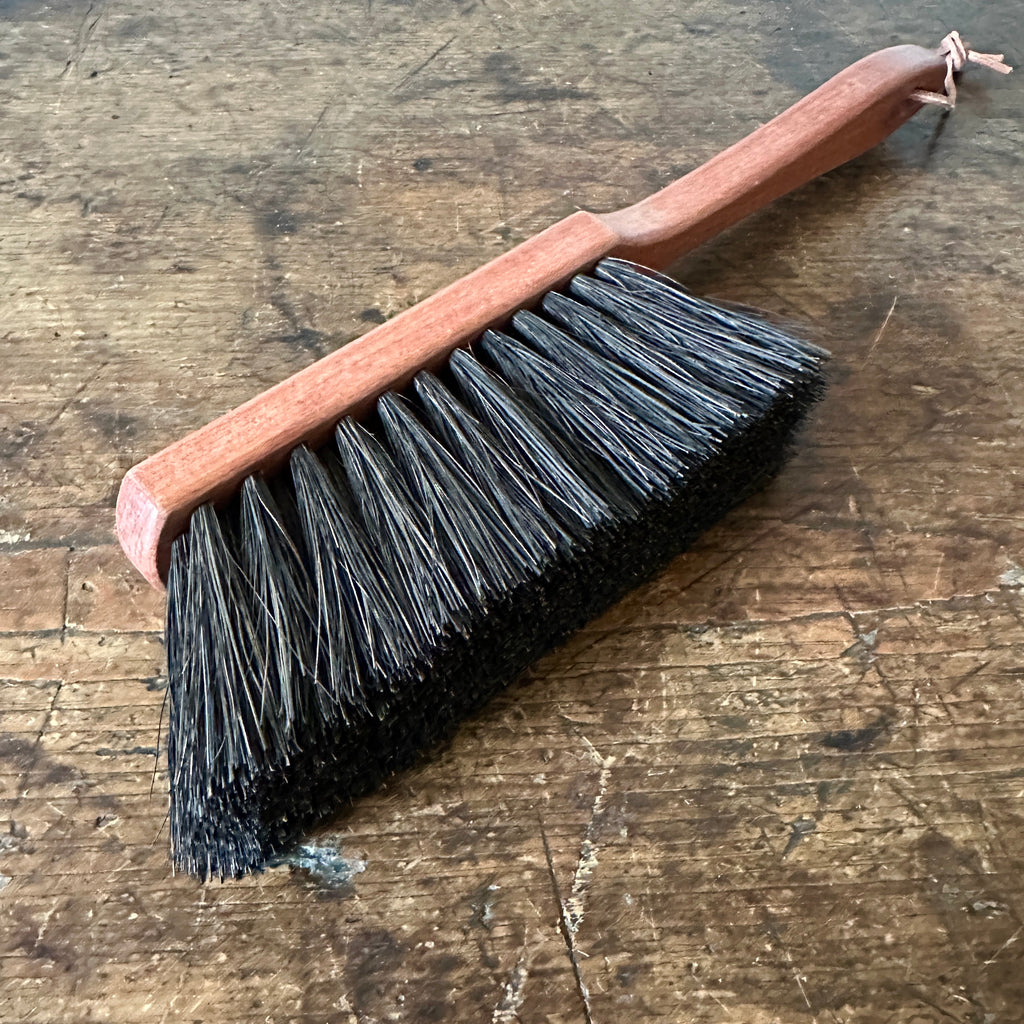Dark Green Dust Pan and Brush