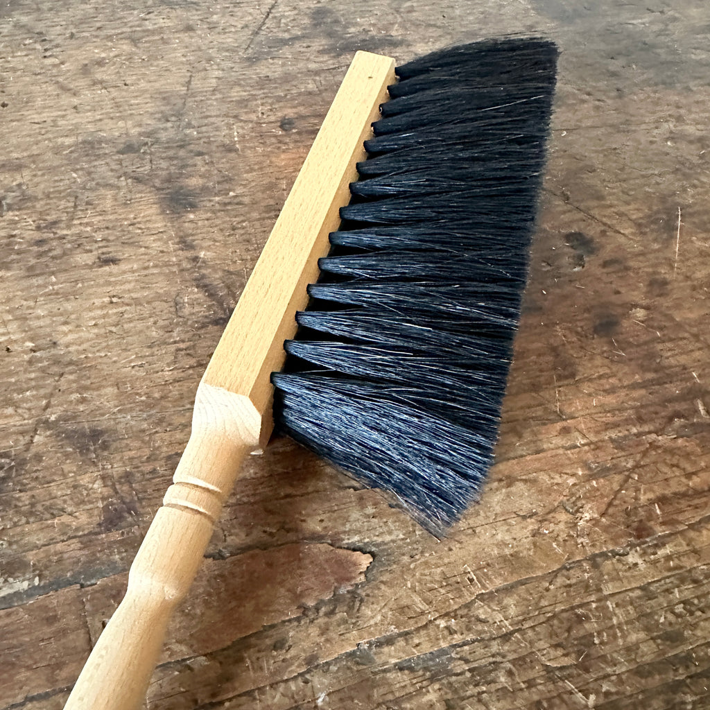 Beechwood Handled Horsehair Dust Brush