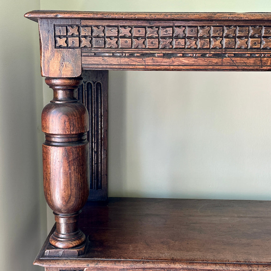 Antique Oak Butler's Trolley