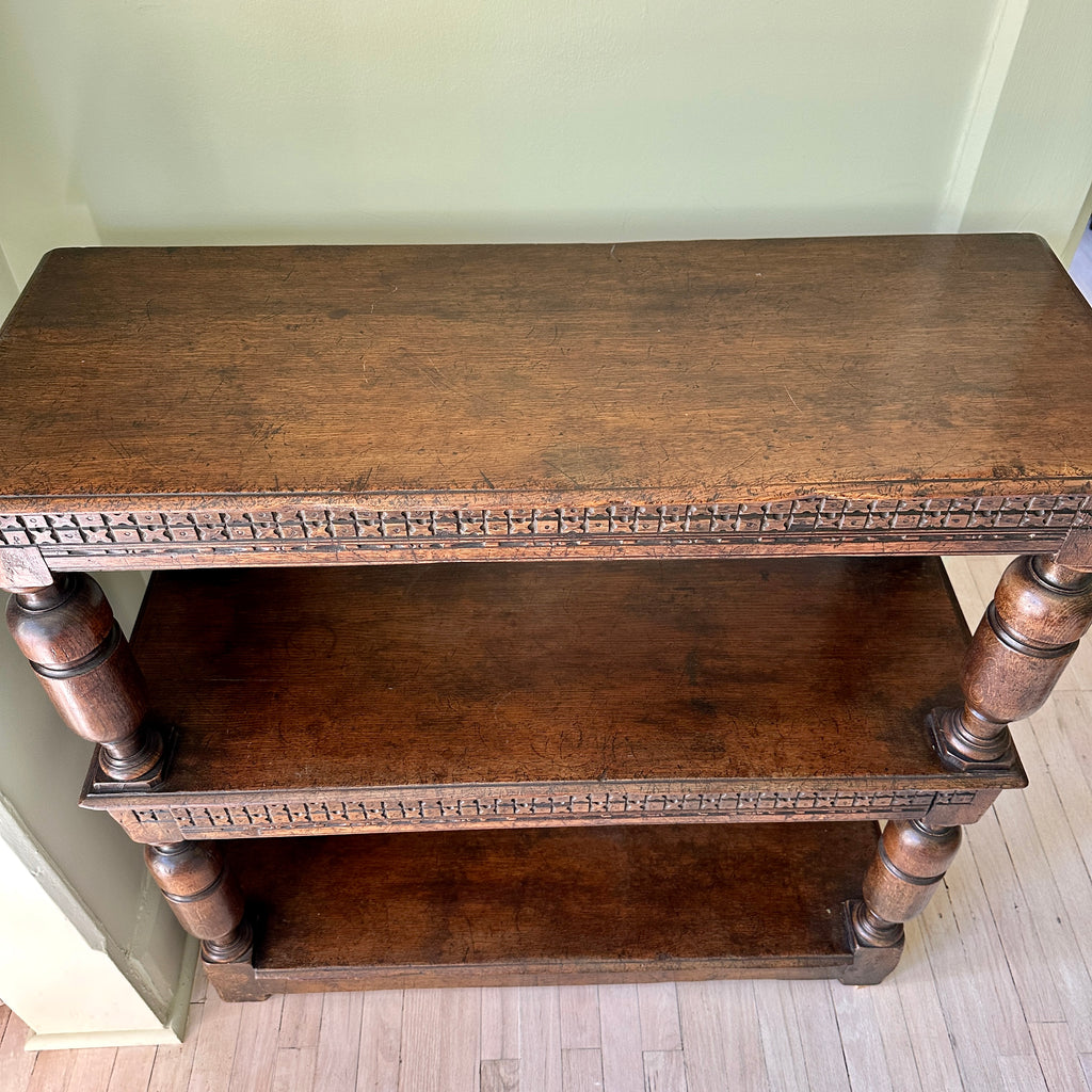 Antique Oak Butler's Trolley