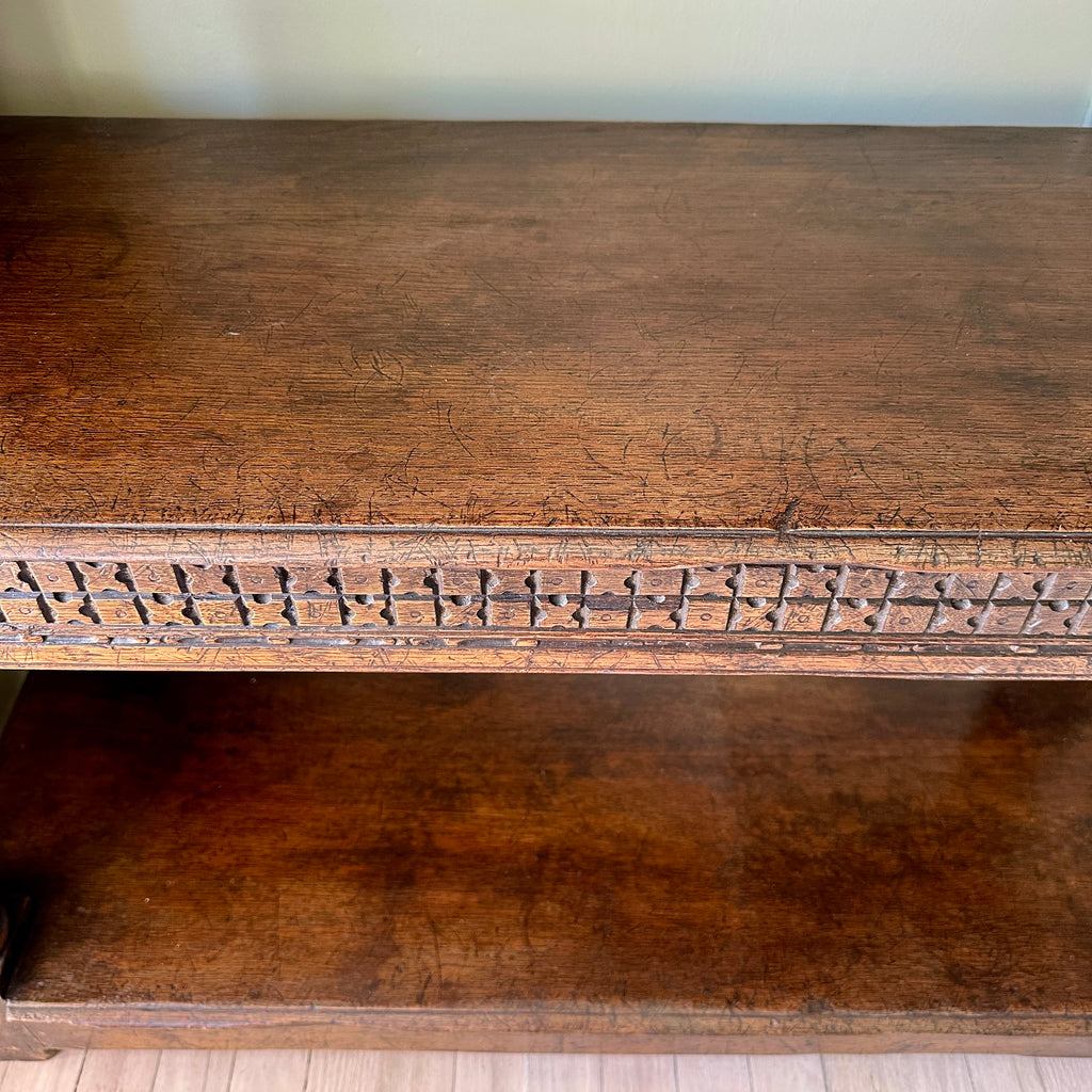 Antique Oak Butler's Trolley