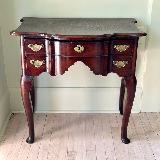18th C English West Country Mahogany Lowboy