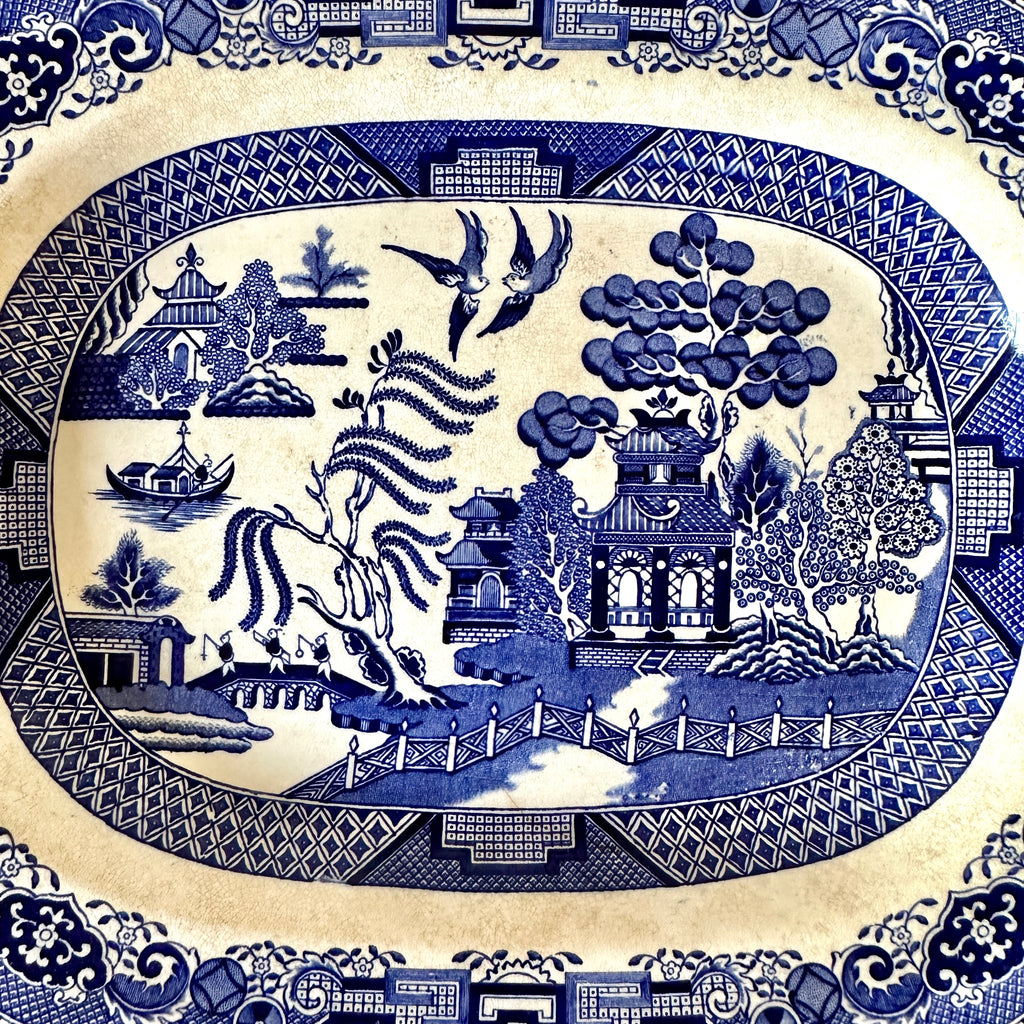 Blue Willow Platter - 14"