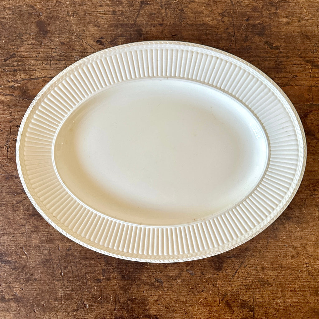 Vintage Wedgwood Oval Cream Platter - 16"