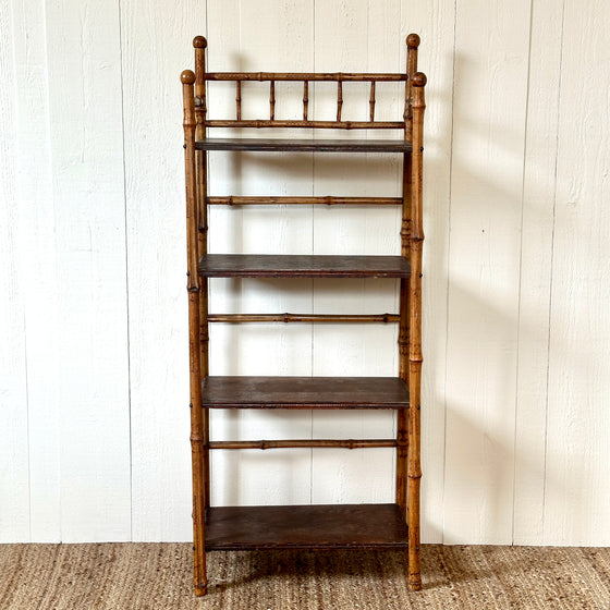 Antique Bamboo Whatnot