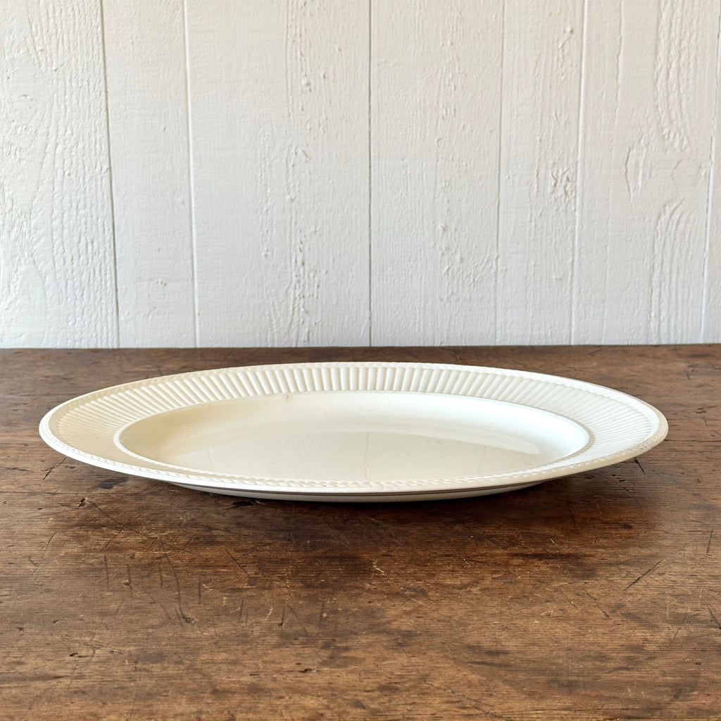 Vintage Wedgwood Oval Cream Platter - 16"