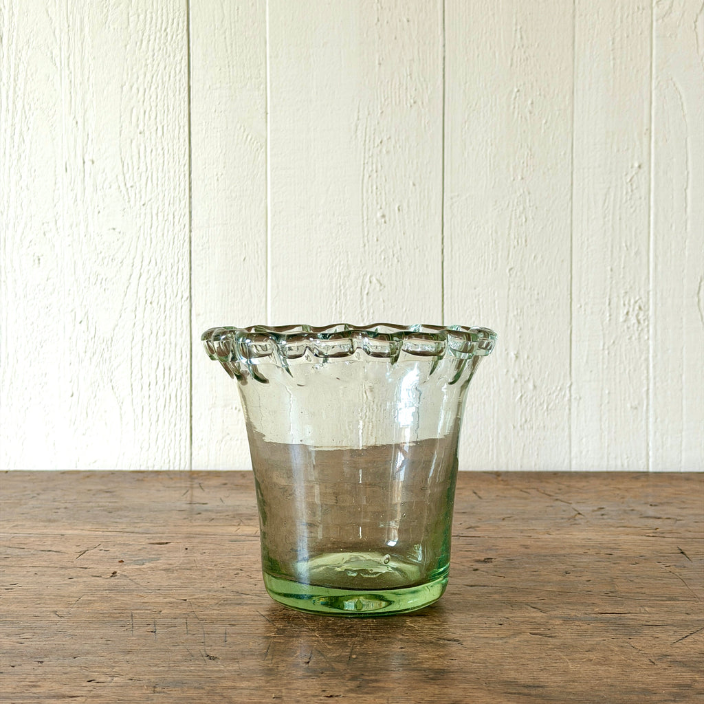 Glass Pie Crust Planters - Back in Stock