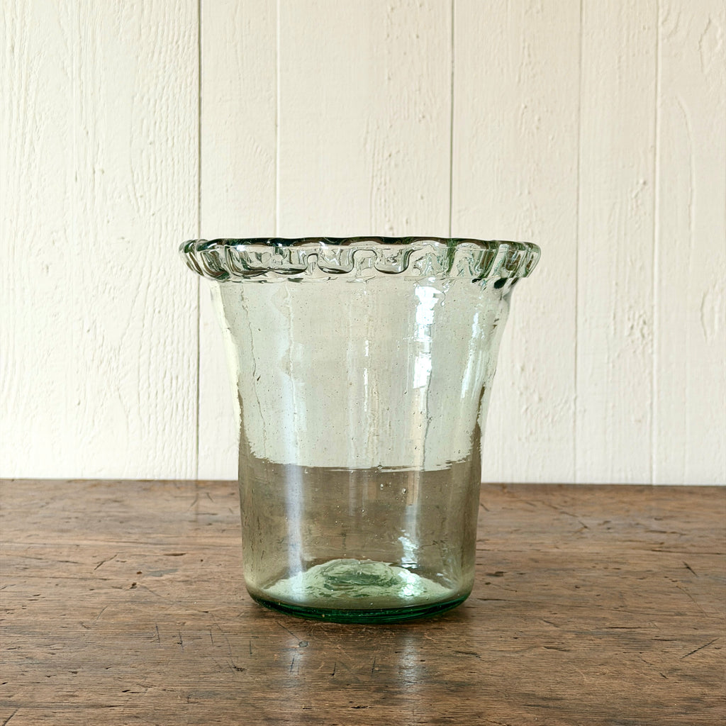Glass Pie Crust Planters - Back in Stock
